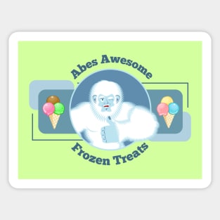 Abe's Awesome Frozen Treats Sticker